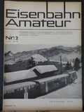 Eisenbahn Amateur 1957 2 Februar Probefahrt mit einem Triebwagenzug der NS