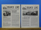 Branch Line Pacific Coast Region NMRA Lot of (6) Issues 1964-1971