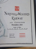Norfolk and Western Railway Annual Report 23 year ended December 31 1918  MAP