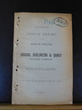 Chicago Burlington & Quincy Railroad Company Annual Report 1906 June 30 MAP