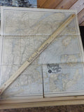 Map ABC Pathfinder Railway Guide Map Eastern Division Oct 1887