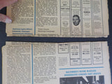 Chessie News Employee Magazine Newspaper B&O News Vol 1 #7, 11 Lot of 2 DAMAGED
