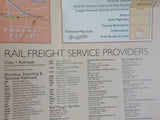 Map Amtrak California Rail Map 1999 June 26 x 34