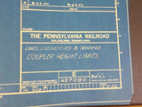 Blueprint PRR Cars, Locomotives & Tenders Coupler Height L 456096