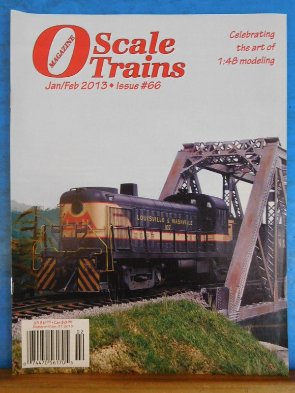 O Scale Trains #66 2013 Jan Feb Brooklyn Scrap Metal