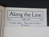 Along the Line 1929 April New York New Haven & Hartford Employee Magazine