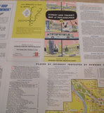 Map PTC Street and & Transit Map of Philadelphia #18 1966 REPRINTED