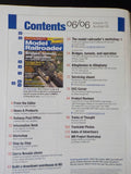 Model Railroader Magazine 2006 June Bridges Tunnels & Operation Essential tools