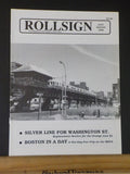 Rollsign Magazine of New England Transit News 1998 July August Silver Line for W