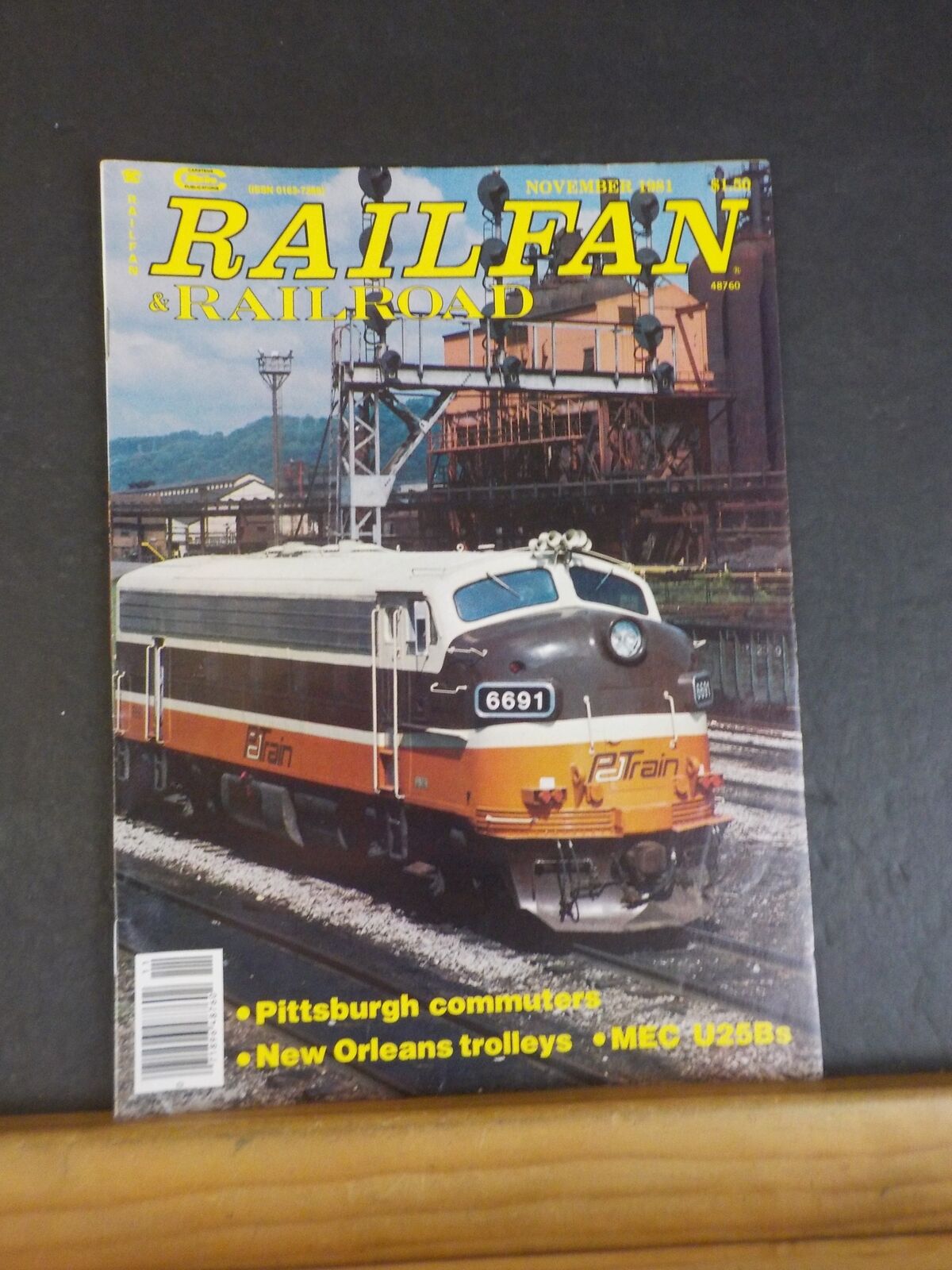 Railfan & Railroad Magazine 1981 November Pittsburgh Commuters New Orl ...