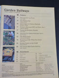 Garden Railways Magazine 1994 December Waterfall Disconnected log trucks Structu