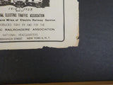 Map Central ELectric Traffic Association 1912-1923 REPRODUCED 1941