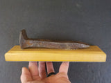 Railroad Spike Pickering Valley R.R. on Wood Base