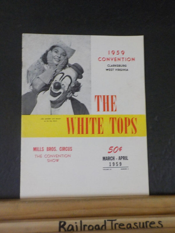 White Tops Circus Magazine 1959 March April Big One Debuts in New York Garden wi