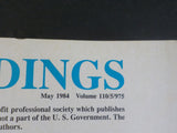 Proceedings Magazine Naval Review Issue 1984 May Naval review issue