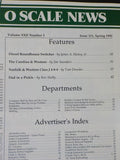 O Scale News #111 1992 Spring 48/ Ft Journal for 1/4" scale modelers