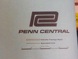 Map Penn Central Railroad January 1970 Trackage Rights Associated Lines