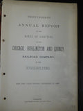 Chicago Burlington & Quincy Railroad Company Annual Report 1887 Dec 31