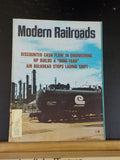 Modern Railroads 1968 October NP Mini Yard Air bulkhead stops lading shift