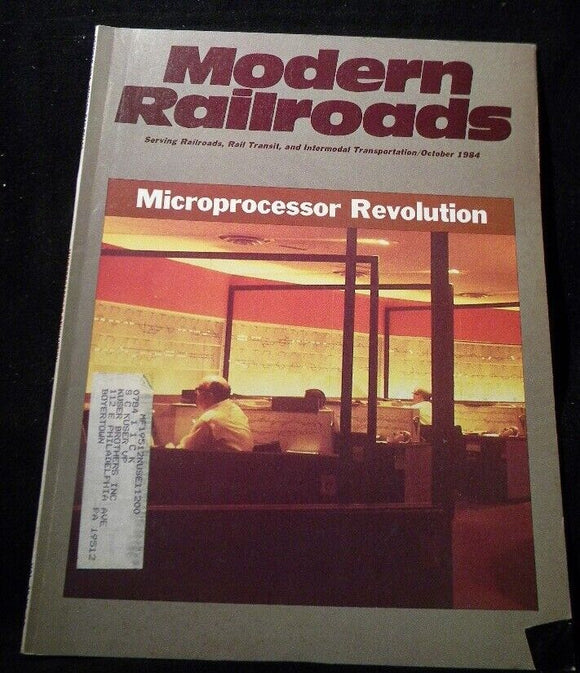 Modern Railroads 1984 October Microprocessor revoltuion Matrak Beech G ...