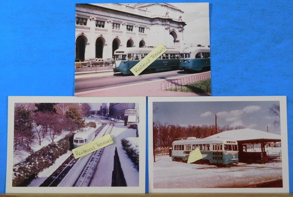 Photo D.C. Transit System Lot of (3) Photos #1159, 1395 and one more