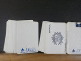 Delta Airline Playing Cards Lot of 2   Original Boxes 1 blue/1 white Used