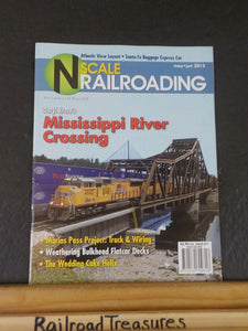 N Scale Railroading #71 2012 May June Mississippi River Crossing Weathering bulk
