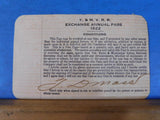 Pass Yazoo & Mississippi Valley Railroad Annual Employees Pass 1922 Y&MVRR
