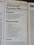 Railfan & Railroad Magazine 1984 November How EMD Developed Paint Schemes