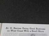 White Tops Circus Magazine 1937 April May Spring Wallace Bros  Cole Bros Downie