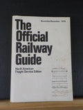 Official Railway Guide 1979 November December North American Freight service edi