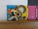 Jaycees Illinois Atlantic City or Bust  dicew heel man with bag Pin