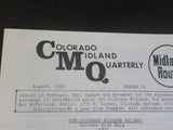 Colorado Midland Quarterly #19 1985 August The Colorado Midland Railway 10/31/18