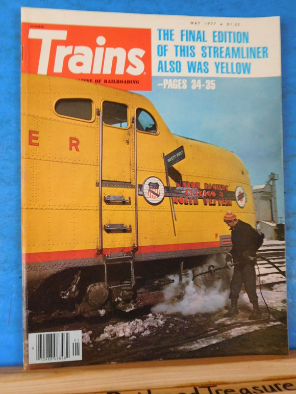 Trains Magazine 1977 May The final edition of this streamliner aslo was yellow