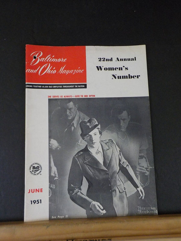 Baltimore & Ohio Employee Magazine 1951 June B&O Employee Magazine