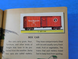 Little Golden Activity BookTrains Stamp Book 1958 HC Kathleen N. Daly