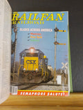Railfan & Railroad Magazine Bound Volume 18  January - December 1999 Green