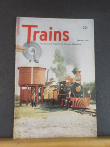 Trains Magazine 1947 March Canadian Pacific Modern French steam loco H&BTM