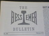 Bessemer Bulletin #263 February 1974 DOT reveals NE restructing plan