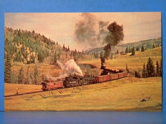 Postcard Denver And Rio Grande Western Lobato Trestle New Mexico 1967