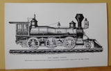 Postcard Mogul passenger Locomotive.   Built at the Shops of the Baltimore & Ohi