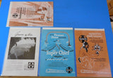Ads Santa Fe Railway Lot #7 Advertisements from various magazines (10)