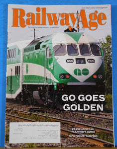 Railway Age 2017 June Go Goes Golden Passenger Rail Guide