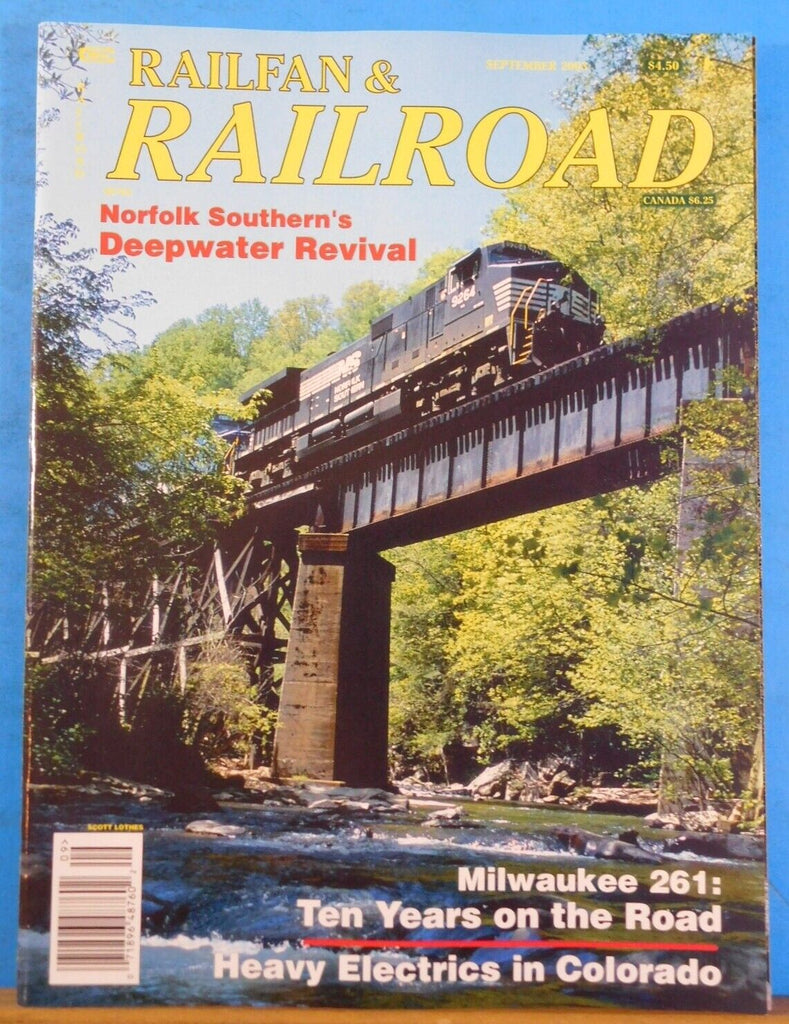 Railfan & Railroad Magazine 2003 Sept Norfolk Southern’s Deepwater Rev ...