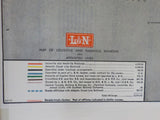 Louisville & Nashville Railroad Annual Report 1954 L&N 104th  MAP Mileage Equipm