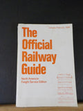 Official Railway Guide North American Freight Service Edition 1976 January Febru