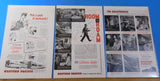 Ads Western Pacific Railroad Lot #19 Advertisements from various magazines (10)