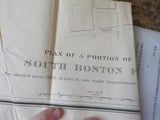Map Plan of a Portion of the South Boston Flats Date unknown.