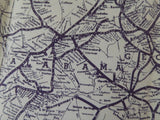 Map Norfolk and Western Railway Company and Affiliated July 7 1980