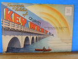 Postcard Key West FLA Souvenir Folder